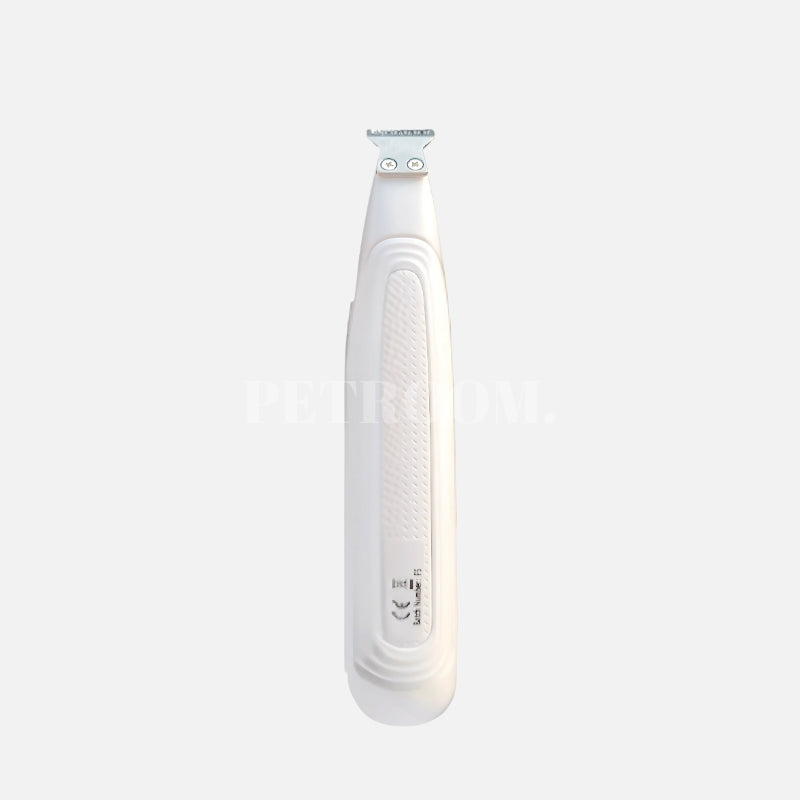 A white Dog Paw Trimmer's back