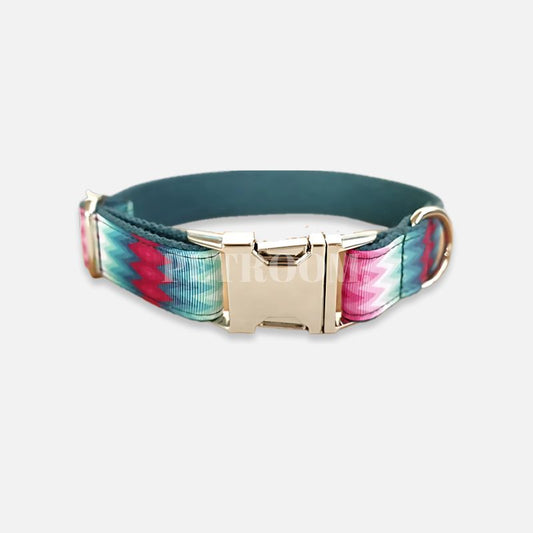 A colorful dog collars