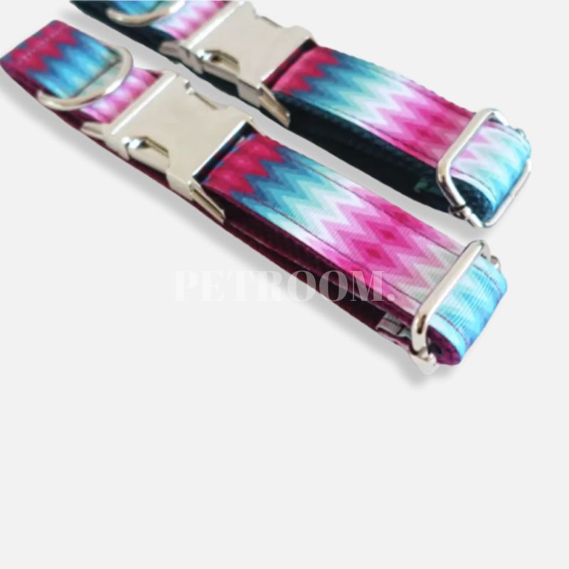 A colorful dog collars